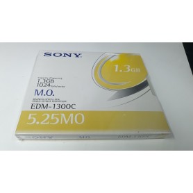 MAGNETO OPTICAL DISK Sony EDM-1300C 5,25MO  Disk 1,3 GB, DATA CARTRIDGE CARTUCCIA DATI