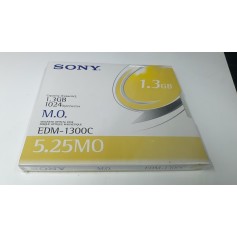 MAGNETO OPTICAL DISK Sony EDM-1300C 5,25MO  Disk 1,3 GB, DATA CARTRIDGE CARTUCCIA DATI